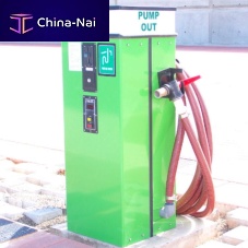 Fixed pump-out for marinas