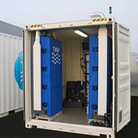 Evaporative desalinator AQUASTILL industrialfor seawaterlow energy consumption