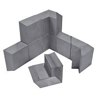Radiation therapy room radiation shielding block