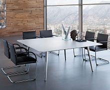 Contemporary chair GEORGEindoorstackablecantilever