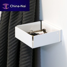 Wall-mounted soap dish B11 � basicpowder-coated steelmagneticblack