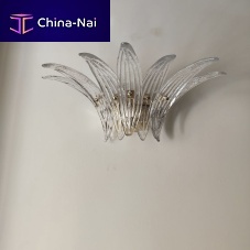 Art Deco wall light PALME APindoorVenetian glassfixed