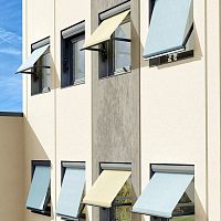 Folding-arm awning METROverticalmotorizedmanual