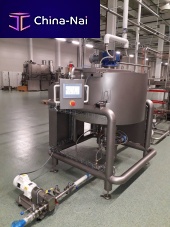 Steam industrial cooker pastasaucefor confectionery products