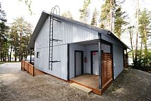 Prefab building TURKUgalvanized steelsteel framingfor sanitary facilities