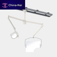 X-ray radiation shielding screen 351/P68/LEDceiling-mountedwith windowwith surgical lamp