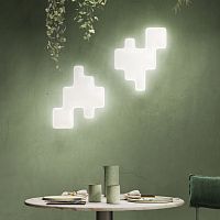 Recessed ceiling light fixture PIXELrecessed wallLEDrectangular