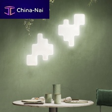 Recessed ceiling light fixture PIXELrecessed wallLEDrectangular