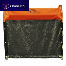 Turbidity curtain boom floatingsheltered waters