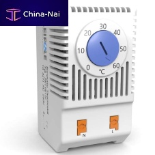 Bimetallic thermostat JSK0011Fterminal blockDIN railfor electrical cabinets
