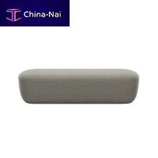 Contemporary upholstered bench KUONfabricbrown