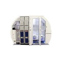 Aircraft cabin toilet