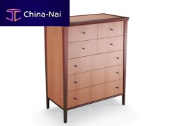 Traditional chiffonier ASTRAGALcherrywoodbeige