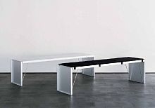 Contemporary bench metal