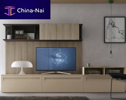 Contemporary TV wall unit laminatepolymerlowboard
