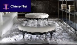 Classic ottoman CONCORDEfabricindoor