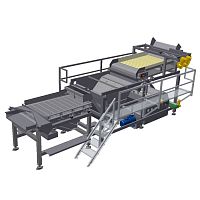 Corn washing machine FW-12A SeedWashbelt