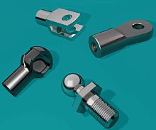 Gas spring clevis