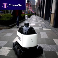 Mobile surveillance robot RoboBatautonomousexteriorwith acoustic device