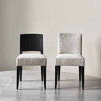 Contemporary chair KERRindoorfabricleather