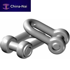 Straight shackle for ships H11anchor chainforged