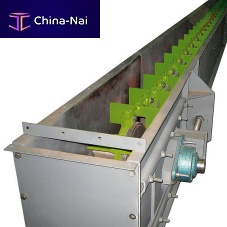 Chain conveyor troughtransportfor bulk materials