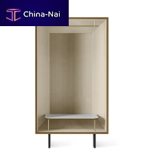 Contemporary wardrobe DUALEwalnutwith swing doors