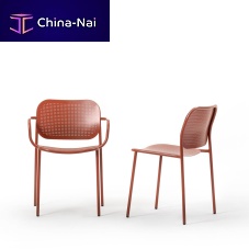 Contemporary chair METIS DOT 0170-0171-CBindooroutdoorperforated sheet metal