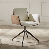 Contemporary chair HUG indoorfabricleather
