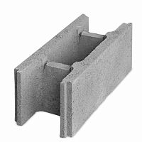 Concrete shuttering block for wallmodular