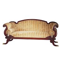Traditional sofa TORLAfabricbeigebeech
