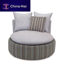 Contemporary fireside chair Pasificafabricsolid woodplywood