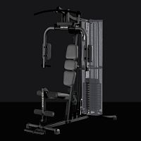 Lat pulldown gym station FITMASTERpec deck butterflyleg extension