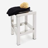 Contemporary stool PLAZZAmetalstainless steel basefor hotel