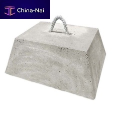 Seabed-friendly dock anchoring system Concrete