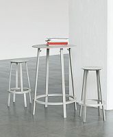 Contemporary high bar table REVOLVER powder-coated steelroundcommercial