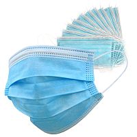 Pediatric surgical mask PMT-DFMkidsbox of 50sky bluedisposable
