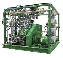 Air compressor unit membranestationary
