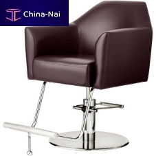 Contemporary beauty salon chair MORBsynthetic leathermetalwith hydraulic pump