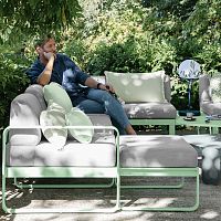 Contemporary footrest BELLEVIEacrylic fabricSunbrella®water-repellent fabric