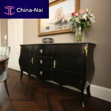 Sideboard with long legs BLOIS french styleoakcherrywood
