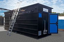 Compact waste water treatment Split-O-Mat® BSBbiologicalflocculation