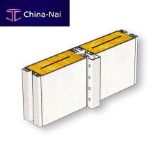 Soundproofing panel Type C for ship partition wallsglasscomposite