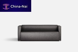 Contemporary sofa CUBUSfabricleatheranthracite