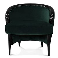 Traditional chair Emeraldindoorvelvetcotton