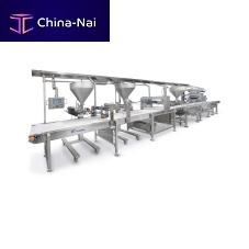 Automatic cake production line