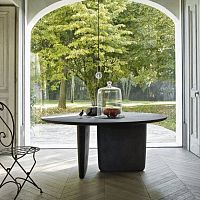 Contemporary table Tobi-Ishicementcement baseround