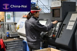 Steel turning machining industrialfor roboticsfor the pharmaceutical