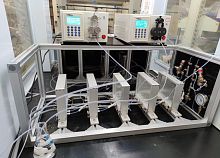 Continuous reactor CM-Dlaboratoryfor the pharmaceutical industrysemi-automated