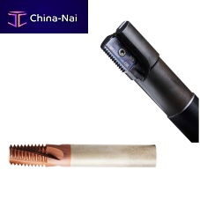 Thread milling cutter ThreadMill®indexable insertsolid carbidefor machine tools